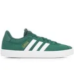 Men's Adidas VL Court 3.0 Sneakers in Green/White Size 10.5