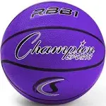 Champion Sports Rubber Basketball - Official (Purple)