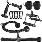 Triceps Pull Down Attachment Cable Machine Accessories for Home Gym LAT Pull