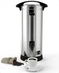 120 Cup Commercial Coffee Maker, Quick Brewing Food Grade Stainless Steel...