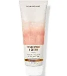 NEW BATH &amp; BODY WORKS FRESH COCONUT &amp; COTTON BODY CREAM-8 FL OZ