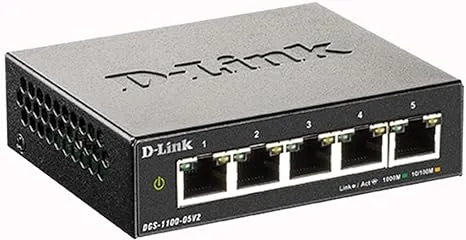 D-Link DGS-1100-05V2 5 Port Gigabit Smart Managed Switch