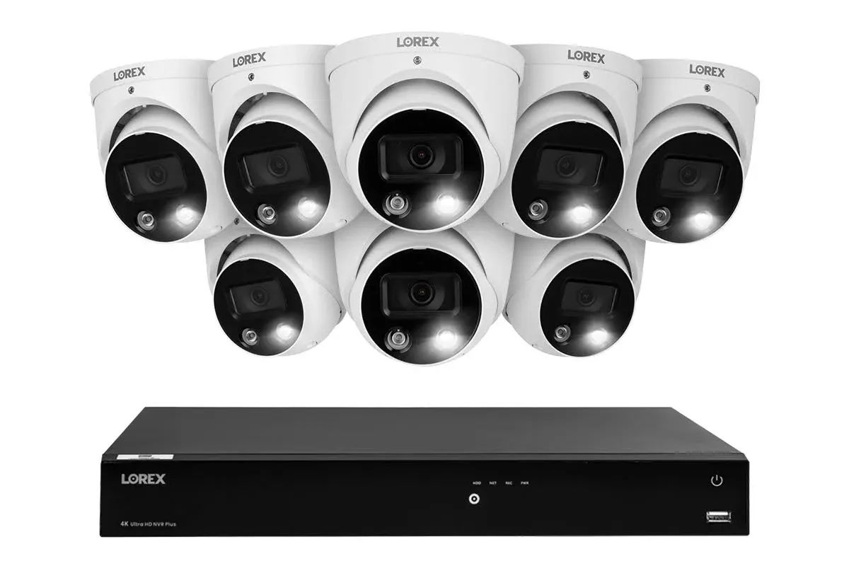 Buy Lorex N4K4SD-168WD, Fusion 4K 4 TB NVR System with 8 Dome Cameras