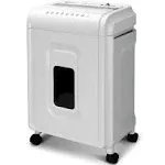 Aurora AU1262XA Anti-Jam 12-Sheet Crosscut Paper and CD/Credit Card Shredder, White/Gray