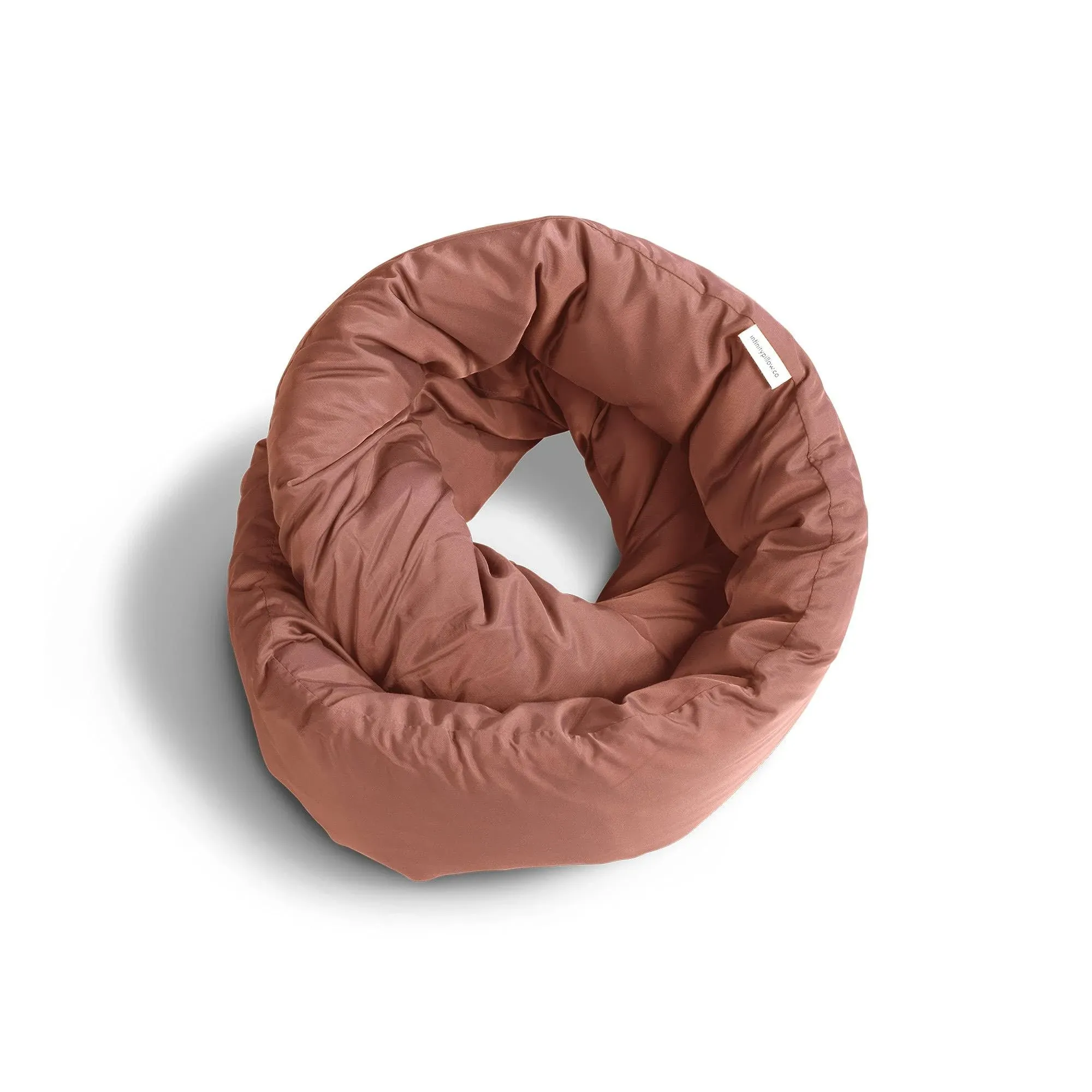 Infinity Travel - Infinity Pillow - Terracotta