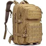 Tactical Military 45L Molle Backpack Rucksack - Khaki