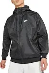 Nike Men&s Sportswear Windrunner Hooded Jacket, Small, Black