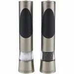 COLE &amp; MASON Derwent Salt and Pepper Grinder Set - Stainless Steel Mills Incl...