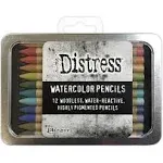 Ranger Ink Tim Holtz Distress Watercolor Pencils Set #03 | Set of 12