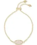 Kendra Scott Elaina Bracelet Gold Dichroic Glass