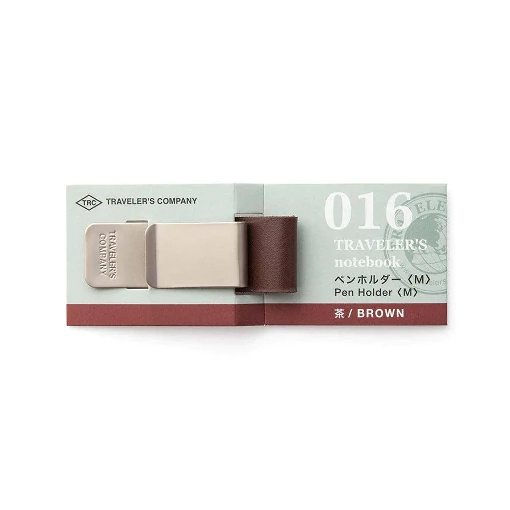 Midori Traveler's notebook Pen holder, Brown 016