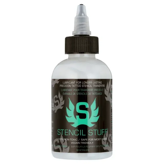 Stencil Stuff Tattoo Stencil Transfer Gel – 8oz Tattoo Stencil Transfer Solution – Vegan-Friendly Stencil Gel – Fast-Drying and Long-Lasting – Clean and Easy Application