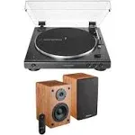 Audio-Technica AT-LP60XBT Bluetooth Stereo Turntable (Black) with Speaker