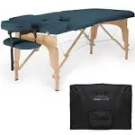 Saloniture Portable Professional Folding Massage Table with Carrying Case - Lavender