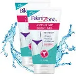 Bikini Zone Anti-Bumps Shave Gel - Close Shave w/No Bumps, Irritation, or Ingrown Hairs - Dermatologist Recommended - Clear Full Body Shaving