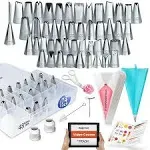 RFAQK 74 PCs Piping Bags and Tips Set