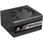 Corsair RM850x (2021) Fully Modular ATX Power Supply - 80 PLUS Gold - Low-Noise Fan - Zero RPM - Black