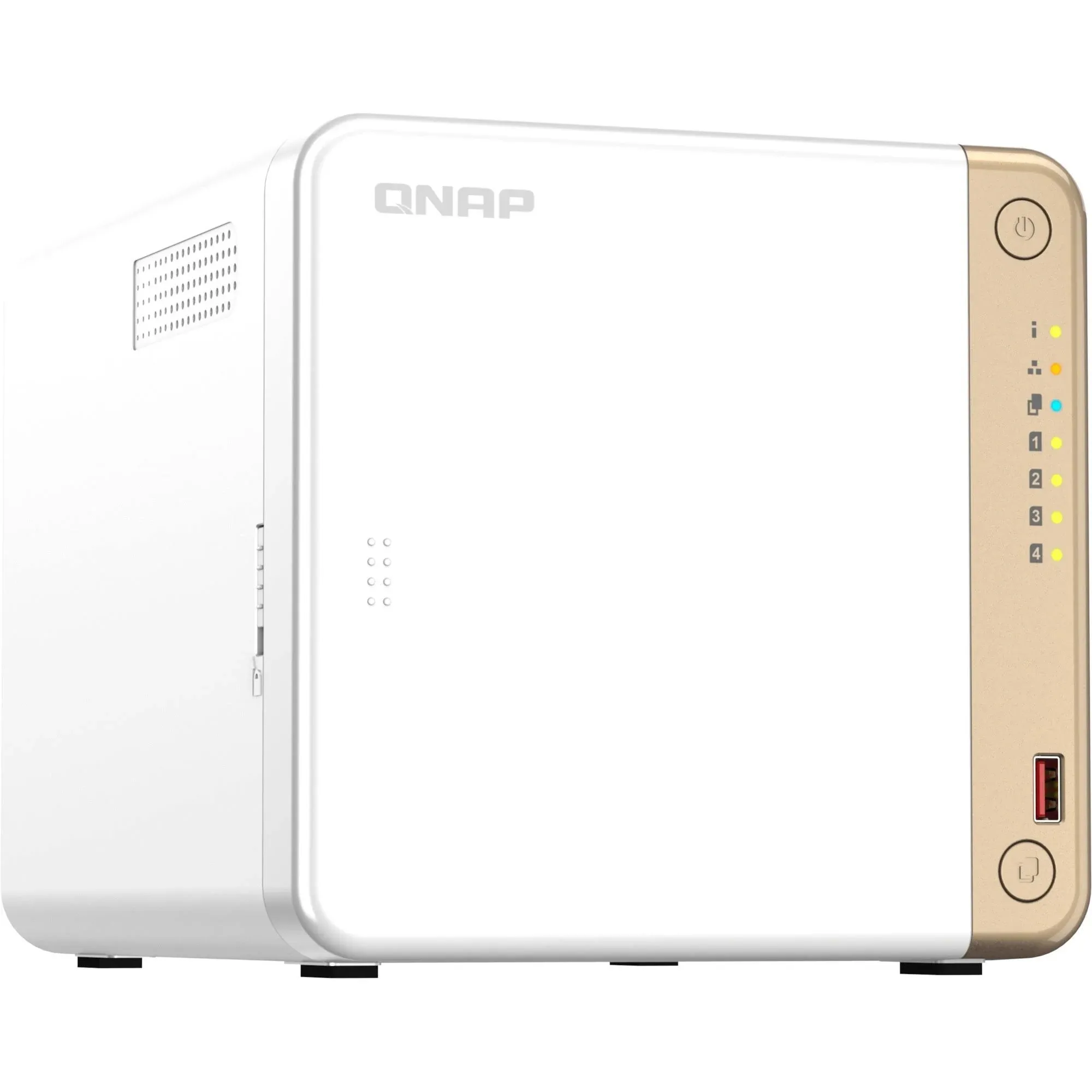 QNAP TS-462-4G NAS/storage Server Tower Ethernet LAN White N4505