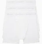 Calvin Klein Men's Cotton Classics 3-Pack Boxer Brief - White - M