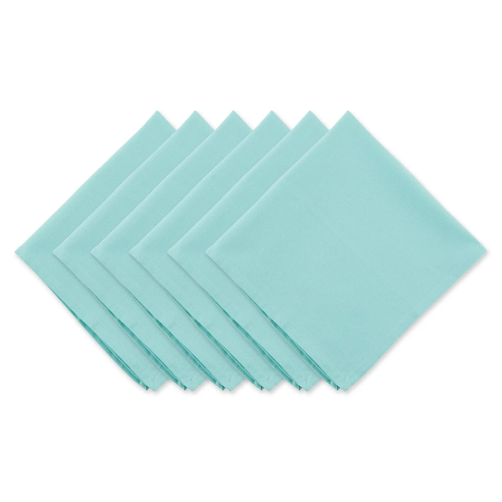 DII Solid Light Aqua Napkin (Set of 6)