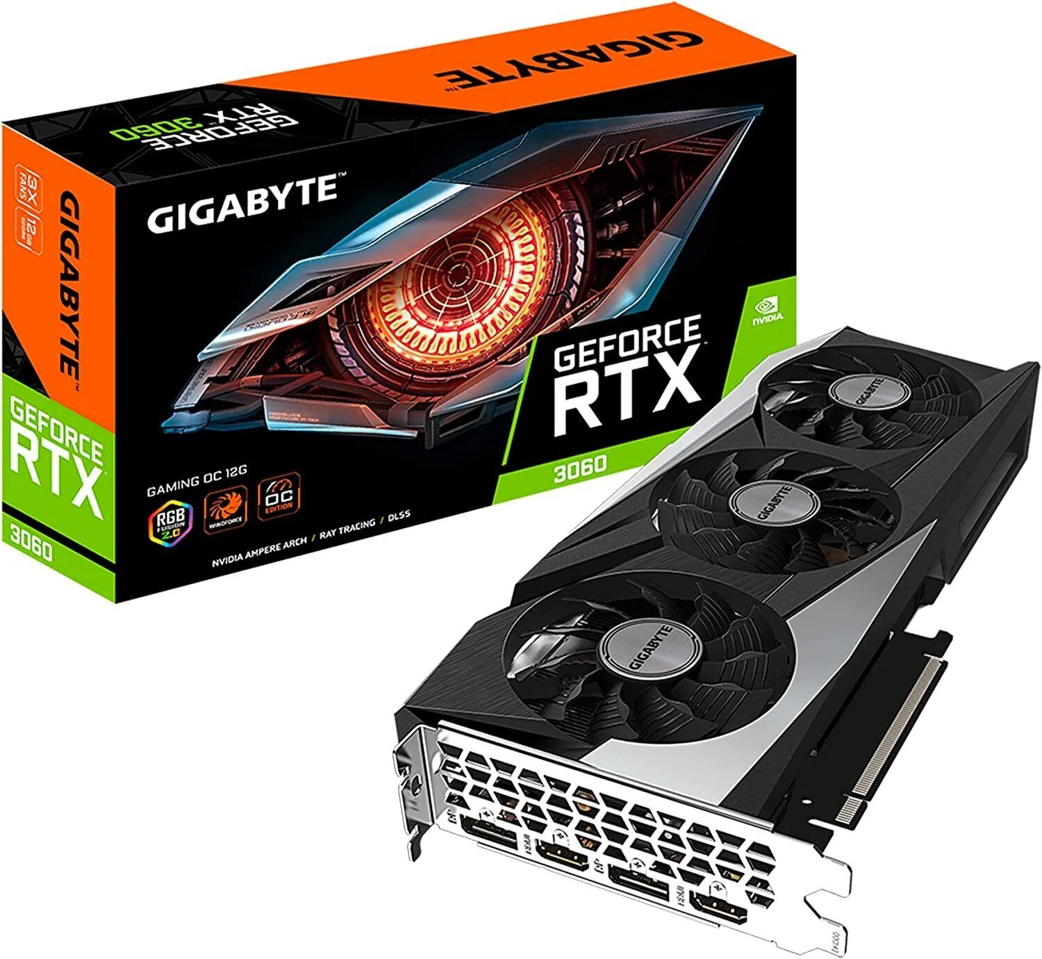 Graphics Card Gigabyte GeForce RTX 3060 Gaming OC 12 GB GDDR6