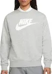 Men's Nike Sportswear Graphic Club Fleece Crewneck Sweatshirt Large Midnight Navy