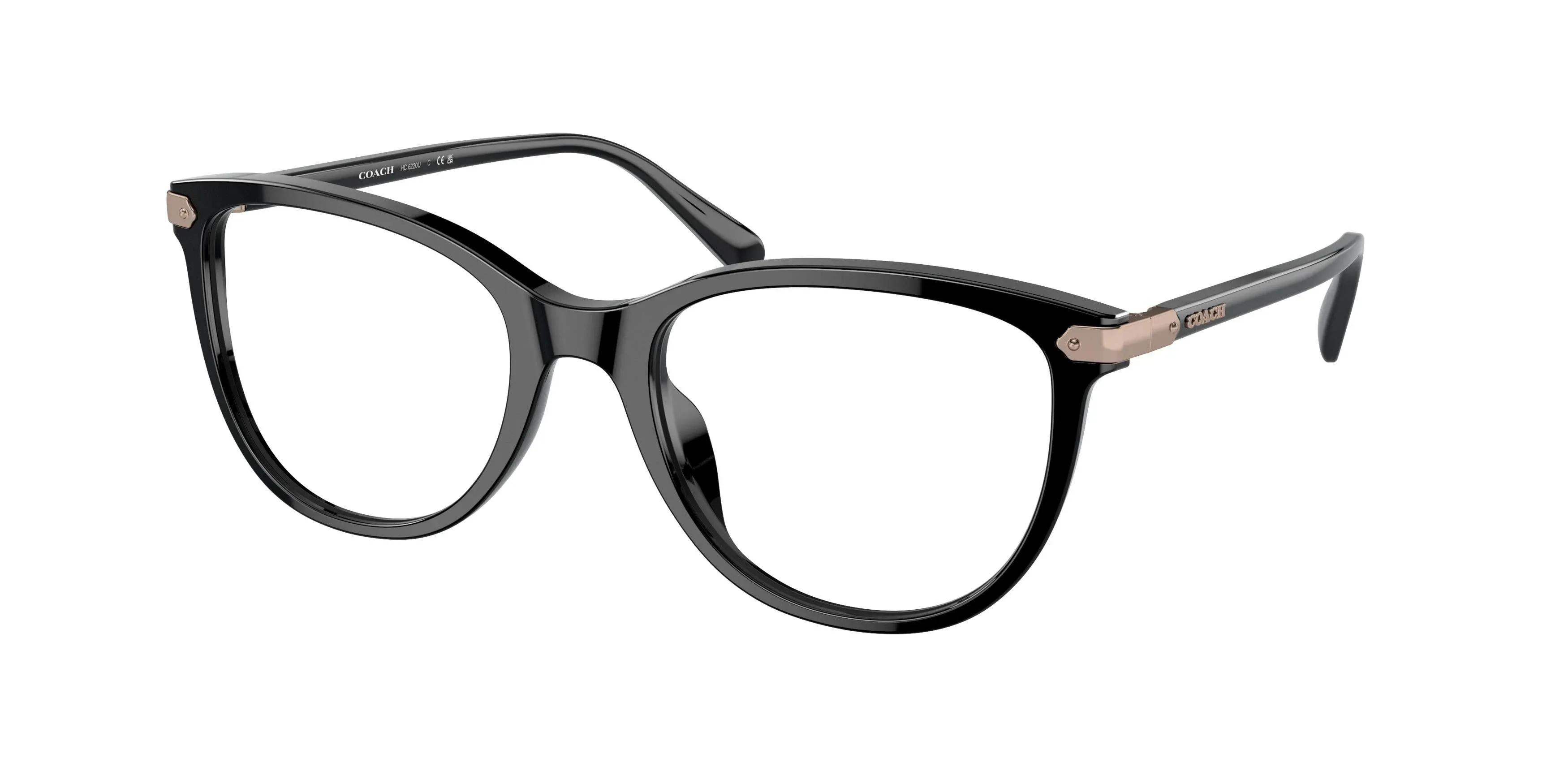 Coach HC6220U Eyeglasses | Size 54 Black - Heavyglare