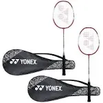 YONEX ZR 100 Light Aluminum Blend Badminton Racquet with Full Cover, Set of 2