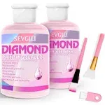 Sevgili Diamond Painting Sealer Kits 120ml with Brushes Diamond Art Sealer Puzzle Glue Diamond Painting Accessories and Tools for Adults (4oz)