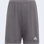 Adidas Youth Entrada 22 Soccer Shorts, Team Grey Four / L