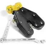 Drotto XD375B Catch-N-Release Boat Latch with Bow Roller - Black