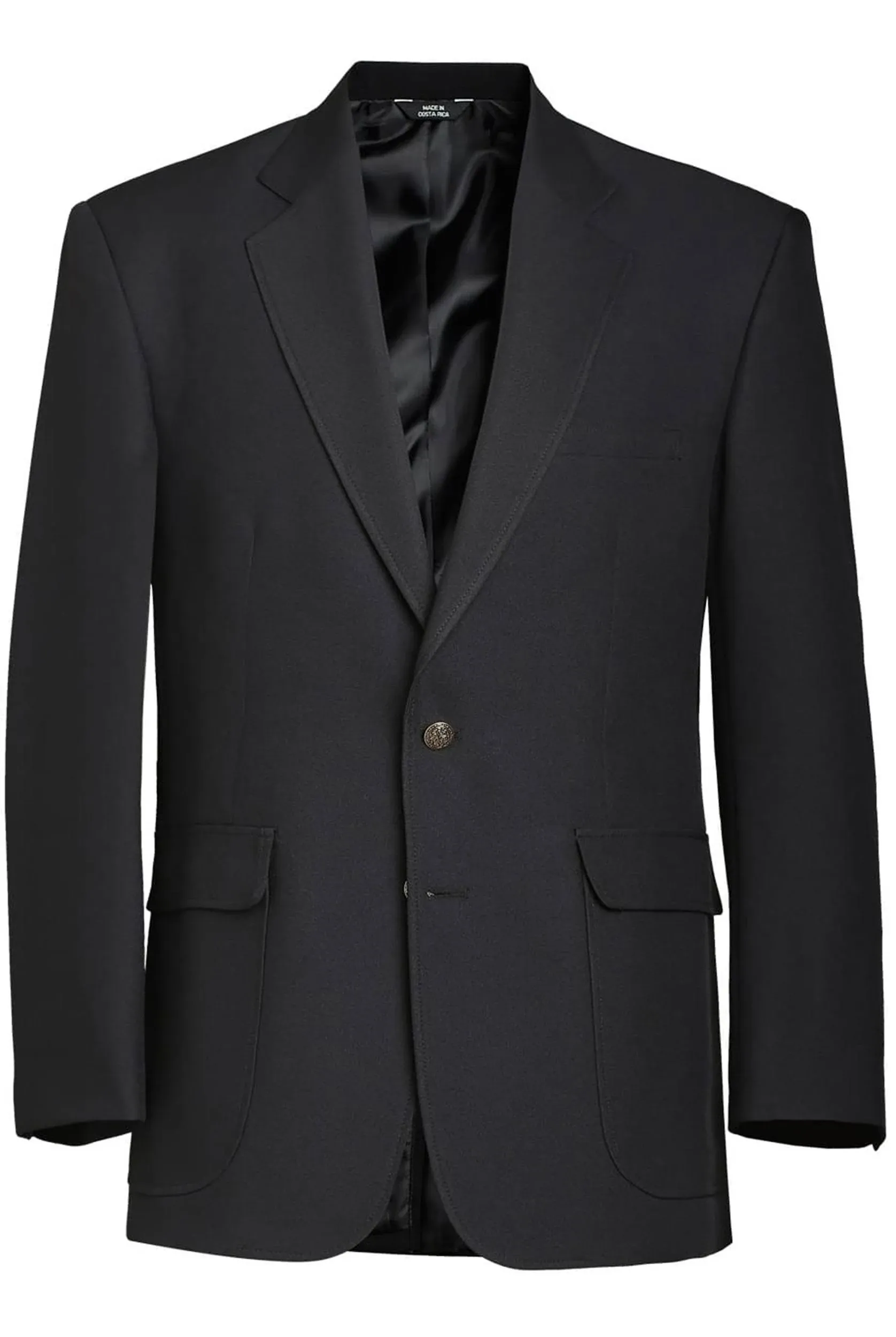 Edwards 3500 Men's Single-Breasted Blazer - Black - 52 - R