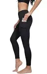 Yogalicious Lux High Waist Side Pocket 7/8 Ankle Legging Xs / Black