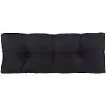 The Gripper Tufted 36 in. Omega Midnight Universal Bench Cushion