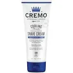 Cremo Barber Grade Cooling Shave Cream, Astonishingly Superior Ultra-Slick Shaving Cream Fights Nicks, Cuts And Razor Burn, 6 Fl Oz (2 Pack), WHITE