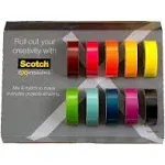 Scotch Expressions Washi Tape Multi-Pack, 10 Rolls