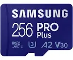 SAMSUNG PRO Plus microSD Memory Card + Adapter, 512GB MicroSDXC, Up to 180 MB/s, Full HD & 4K UHD, UHS-I, C10, U3, V30, A2 for Android Phones, Tablets, GoPRO, DJI Drone, MB-MD512SA/AM, 2023