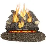 GHP - VL-AA18D - Pleasant Hearth Arlington Ash Fireplace Log Set 45 lb.