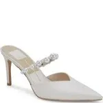 Dolce Vita Women's KANIKA Heeled Sandal, WHITE CRINKLE PATENT, 10