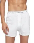 Calvin Klein 3-Pack Knit Cotton Boxers - White - Large