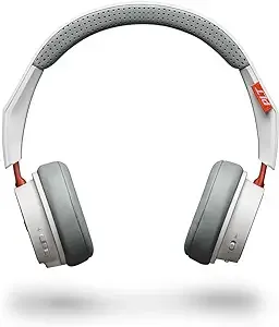 Plantronics BackBeat 500 Wireless Bluetooth Headphones - Lightweight Memory Foam Headband and Earcups - Compatible with iPhone, iPad, Android, and Other Smart Devices - White