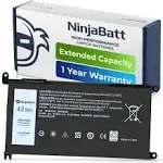 NinjaBatt Battery for Dell WDX0R P69G YRDD6 (except 5580) Inspiron 15 5000/7000 Series 15-5000/7000 13-7000 5570 5567 7579 5578 5568 7569 5579 5565 7573 13 7378 5378 7368 5379 5368 7375 - [42Wh/11.4v]