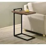 Maxwell C-shaped Accent Table with USB Charging Port