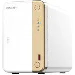 QNAP TS-262 NAS Tower Ethernet LAN Gold, White N4505, Kingsfield Computer Products Ltd