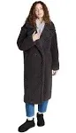 Ugg Gertrude Long Teddy Coat - Black