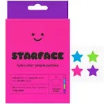 Starface Party Pack Big Pack Hydro-Stars, Colorful Hydrocolloid Pimple Patches, Absorb Fluid and Reduce Redness, Cute Star Shape (96 Count)