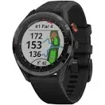 Garmin Approach S12 Golf Watch | Preloaded with 42k CourseView Maps | Scorekeeping Functionality | Uploads Scores to Garmin Golf App | Sunlight Readable Display with Signature Stand Power Bundle