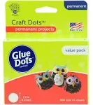 Craft Glue Dots Value Pack 600 Clear Dots