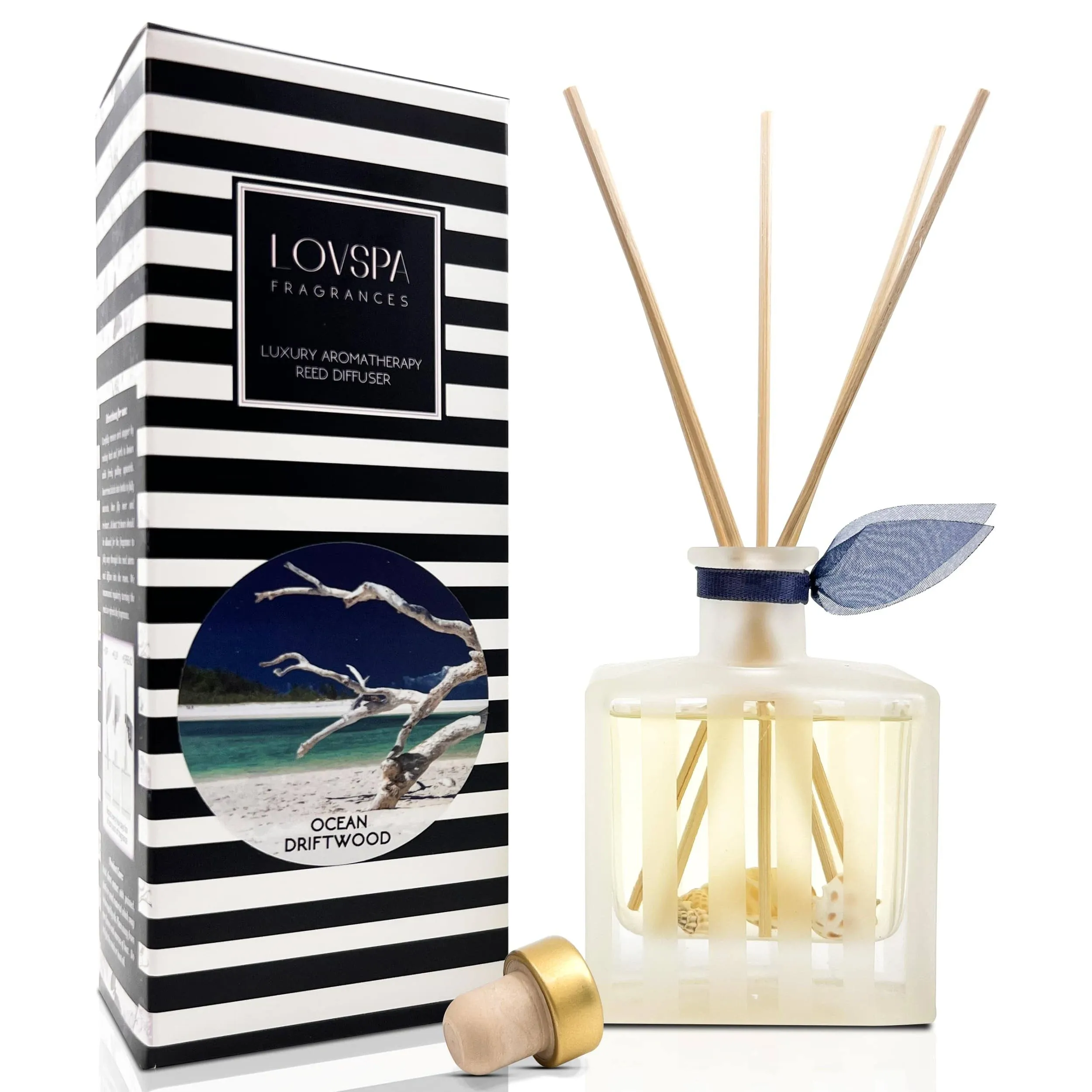 LOVSPA Fragrances Ocean Driftwood Luxury Reed Diffuser