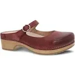 Dansko Women's Bria Clogs - Cinnabar Burnished Nubuck in Size 41